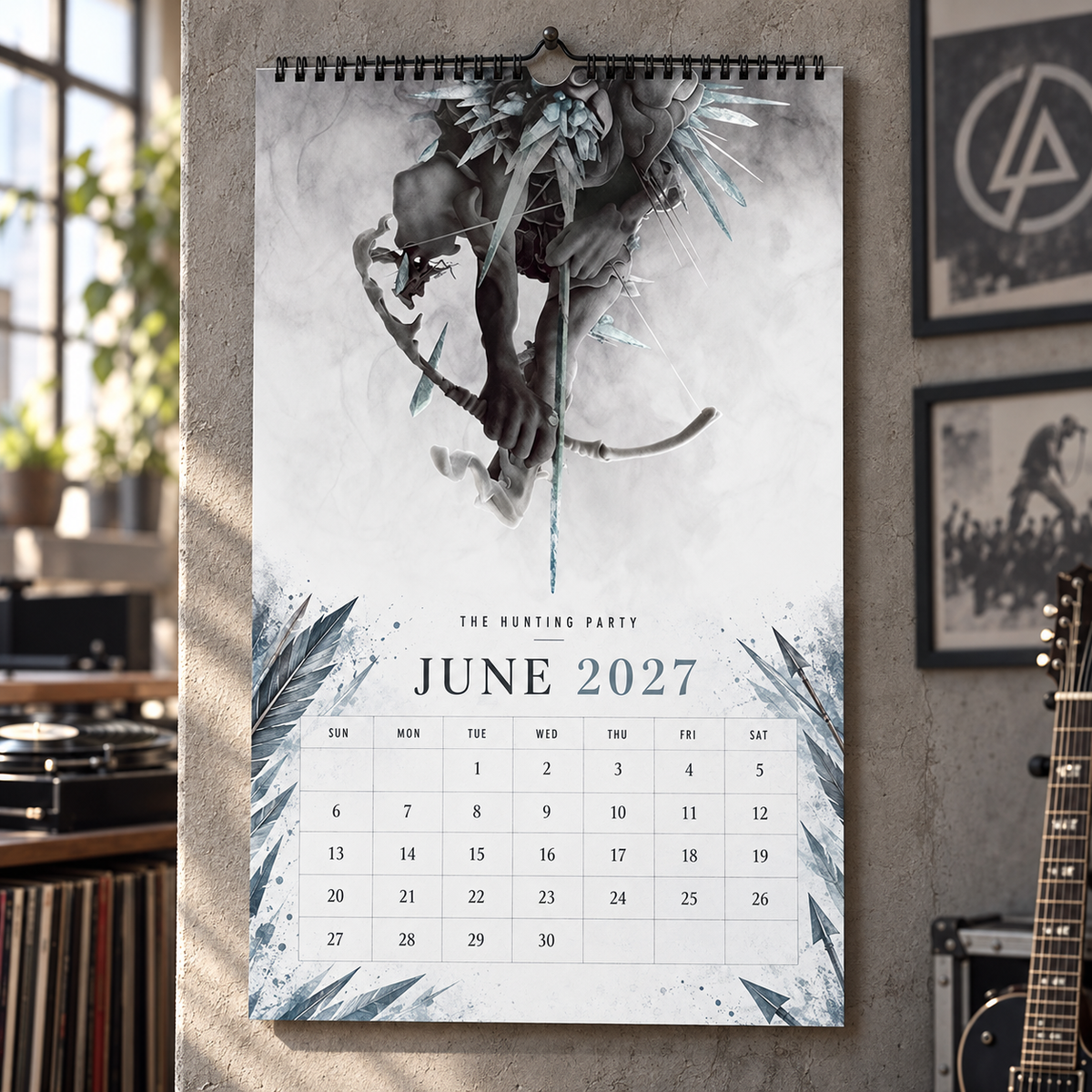 Linkin Park Album Covers Collage Wall Calendar - 2027 A Year of a Thousand Suns & Echoes That Remain - Perfect Gift for Rock Fans