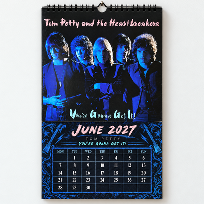 Tom Petty 2027 Wall Calendar - Album Cover Collage & Classic Rock Discography Art | Fan Gift & Hanging Decor