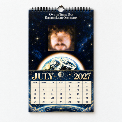 2027 Electric Light Orchestra ELO Album Cover Wall Calendar – Vintage Classic Rock Music Calendar, Jeff Lynne Fan Gift
