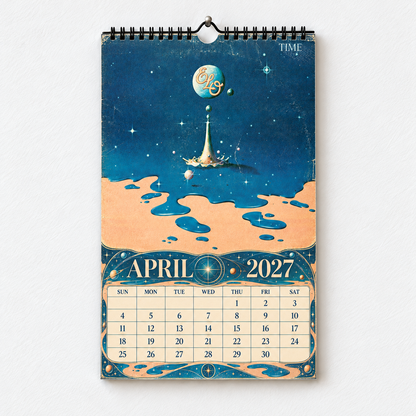 2027 Electric Light Orchestra ELO Album Cover Wall Calendar – Vintage Classic Rock Music Calendar, Jeff Lynne Fan Gift