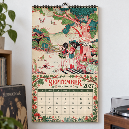 Fleetwood Mac 2027 Album Covers Wall Calendar - Classic Rock Album Art Poster Calendar, Rock Music Merchandise Fan Holiday Gift
