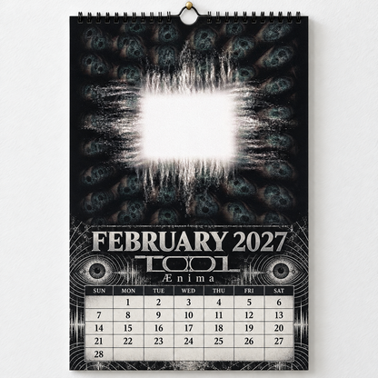 2027 Tool Album Covers Wall Calendar - Spiral Bound Vintage Psychedelic Metal Collector's Calendar - Unique Christmas Stocking Stuffer & Birthday Gift