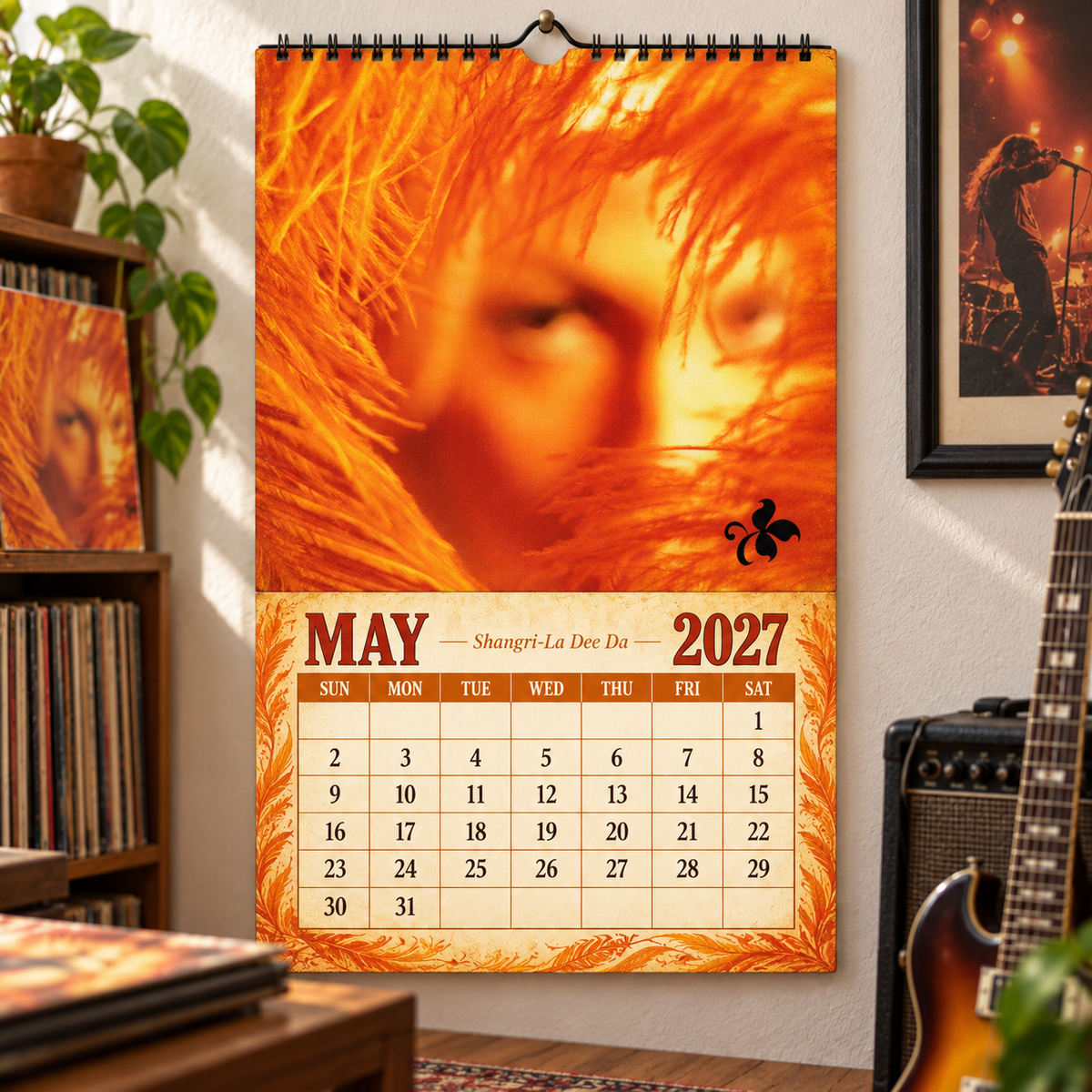 Stone Temple Pilots 2027 Album Covers Music Wall Calendar - Timeless Alternative Rock Classic Album Art Hanging Calendar