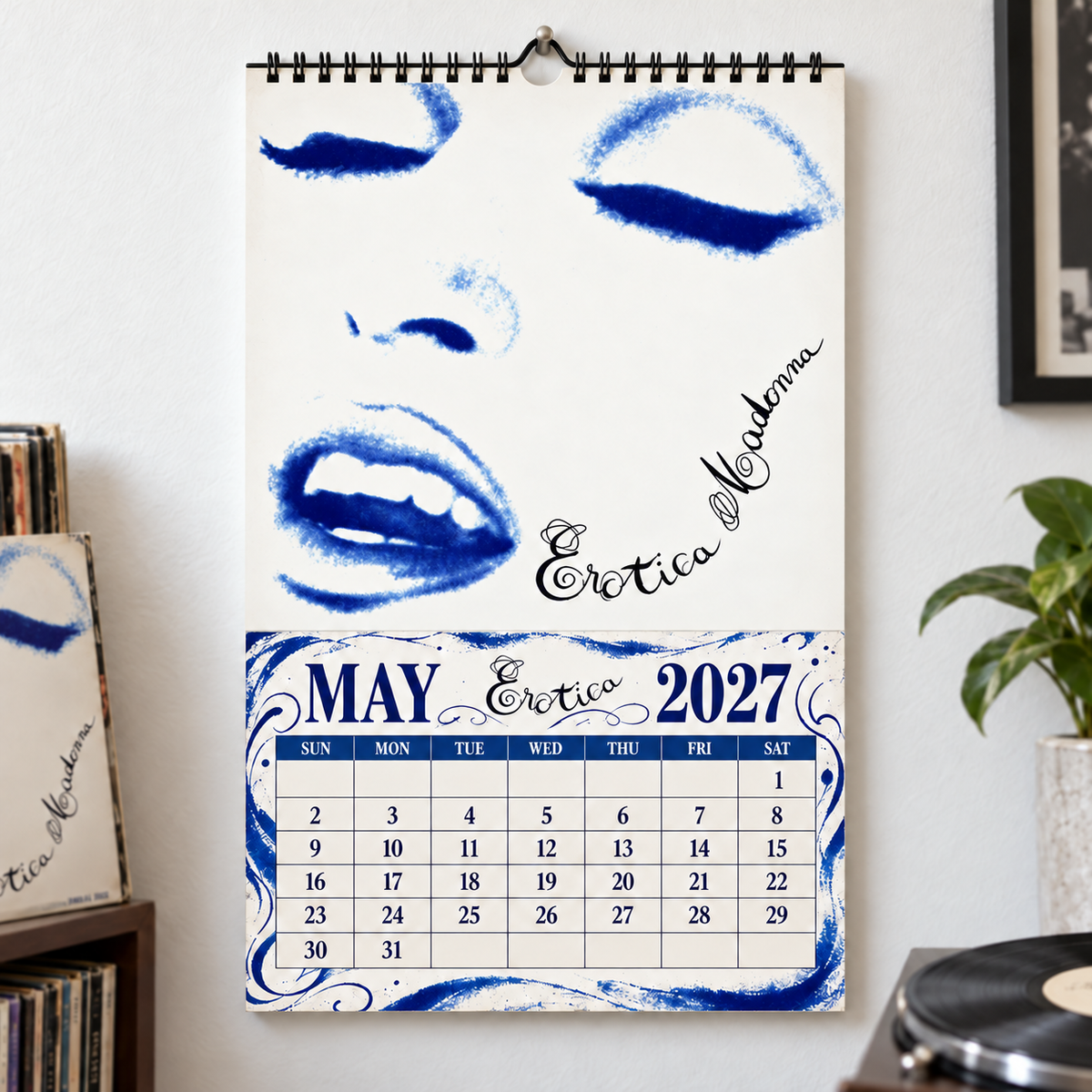 Madonna 2027 Album Covers Wall Calendar - Pop Queen Album Art Poster Calendar, Pop Music Merchandise Fan Holiday Gift