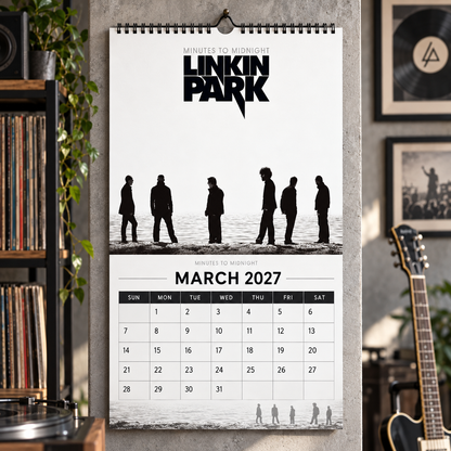 Linkin Park Album Covers Collage Wall Calendar - 2027 A Year of a Thousand Suns & Echoes That Remain - Perfect Gift for Rock Fans