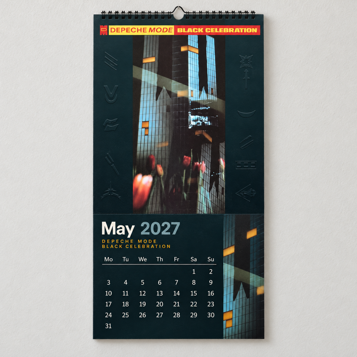 Depeche Mode 2027 Album Covers Wall Calendar - Synth Pop Album Art Poster Calendar, Rock Music Merchandise Fan Holiday Gift