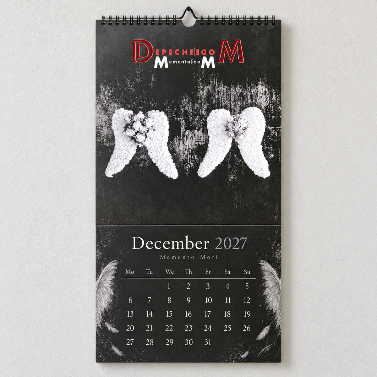 Depeche Mode 2027 Album Covers Wall Calendar - Synth Pop Album Art Poster Calendar, Rock Music Merchandise Fan Holiday Gift