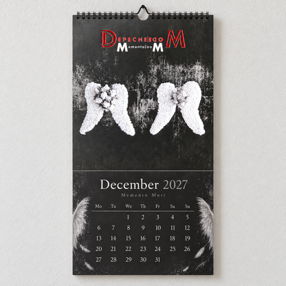 Depeche Mode 2027 Album Covers Wall Calendar - Synth Pop Album Art Poster Calendar, Rock Music Merchandise Fan Holiday Gift