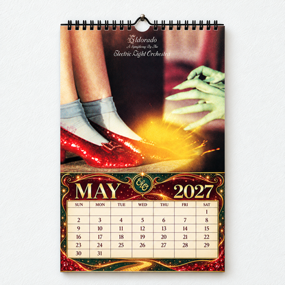 2027 Electric Light Orchestra ELO Album Cover Wall Calendar – Vintage Classic Rock Music Calendar, Jeff Lynne Fan Gift