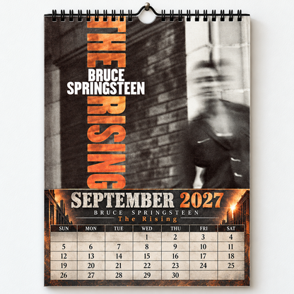 Bruce Springsteen 2027 Album Cover Calendar - Classic Art Wall Planner, Music Keepsake Fan Gift