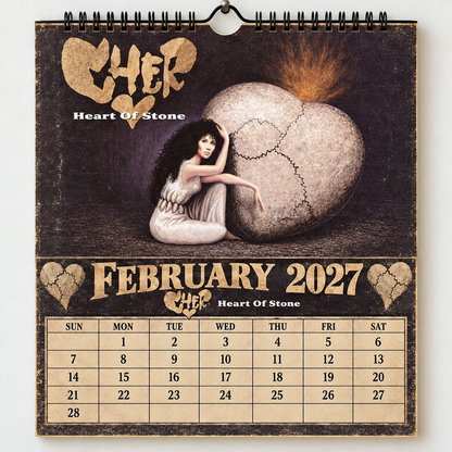 Cher 2027 Album Cover Calendar - Classic Art Wall Planner, Music Keepsake Fan Gift