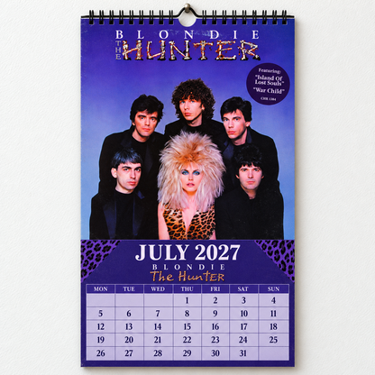 Blondie 2027 Album Cover Calendar - Classic Art Wall Planner, Music Keepsake Fan Gift
