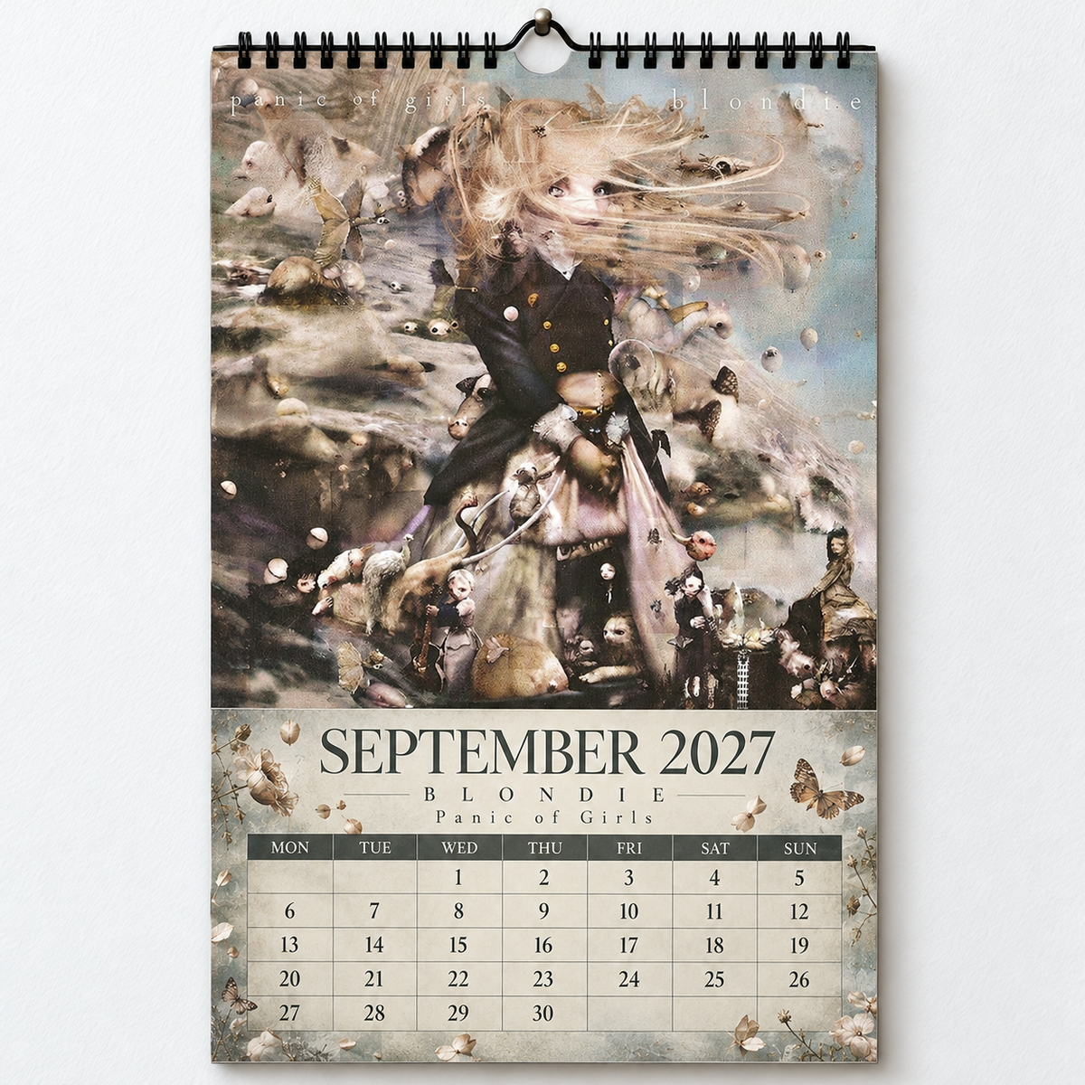 Blondie 2027 Album Cover Calendar - Classic Art Wall Planner, Music Keepsake Fan Gift