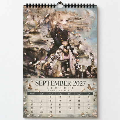 Blondie 2027 Album Cover Calendar - Classic Art Wall Planner, Music Keepsake Fan Gift