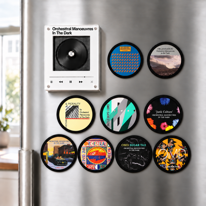 Orchestral Manoeuvres In The Dark MagTune Mini CD Player Light - Premium OMD Synthpop Merchandise, Architecture & Morality LED Night Light Gift