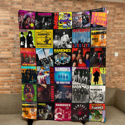 Ramones Sherpa Blanket – A Punk Rock Time Machine for True Fans