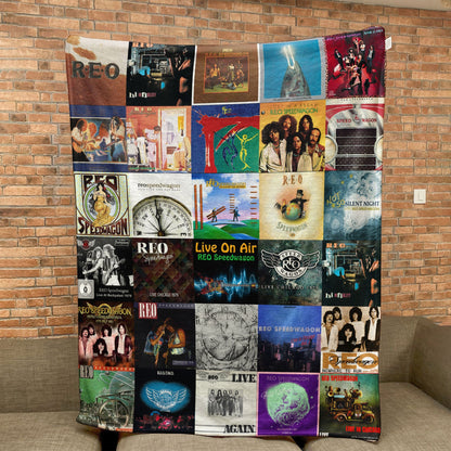REO Speedwagon Sherpa Blanket – A Warm Throwback to Rock’s Golden Moments