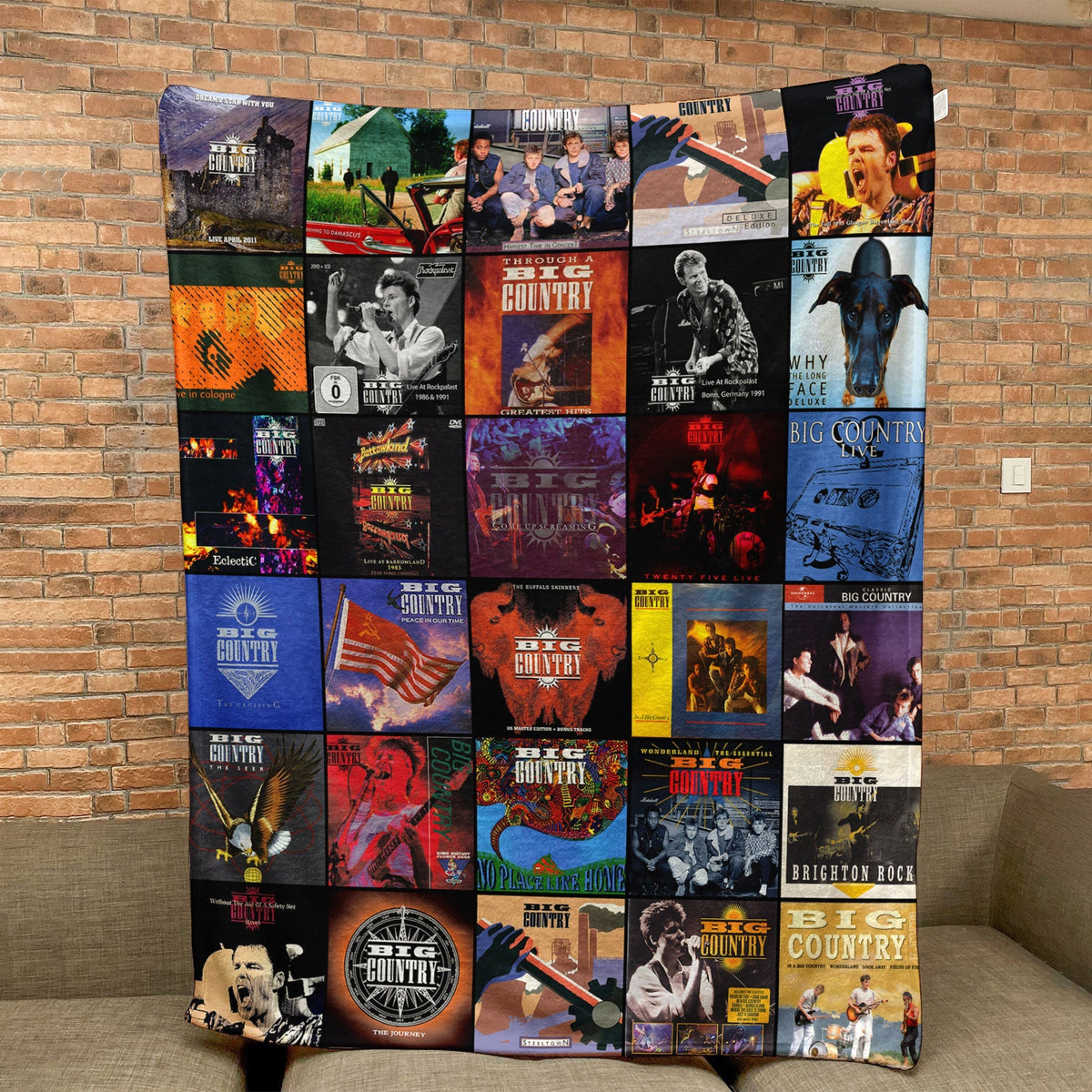 Big Country Sherpa Blanket – A Timeless Tribute to Their Anthemic Legacy