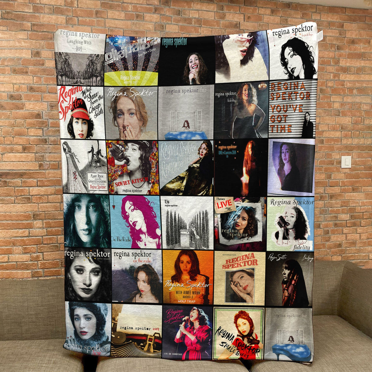 Regina Spektor Sherpa Blanket – A Whimsical Indie-Pop Tribute for True Fans
