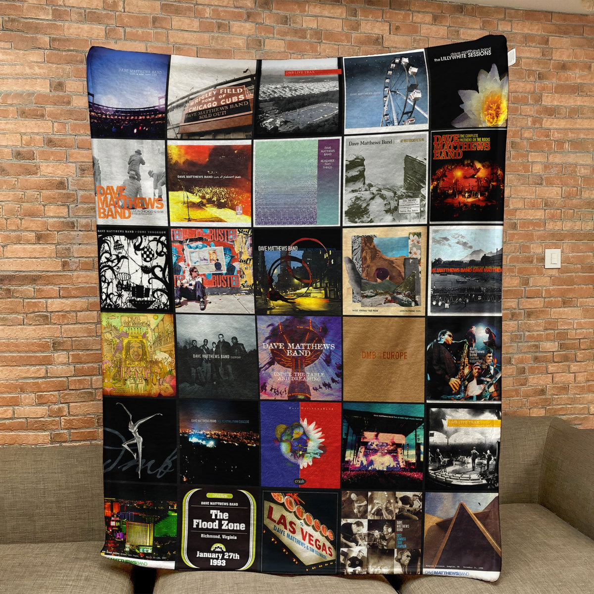 Dave Matthews Band Sherpa Blanket – A Warm Journey Through Every Era