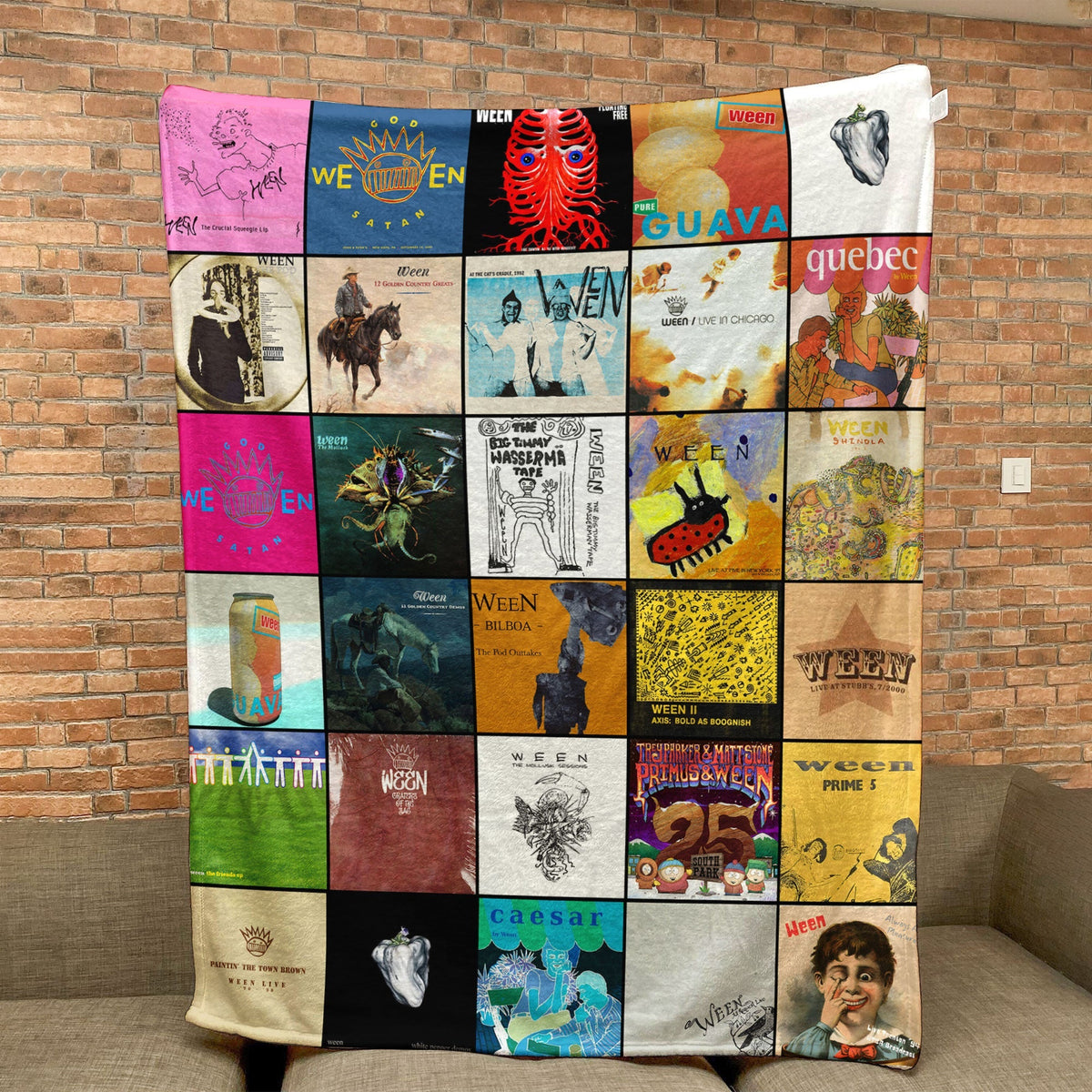 Ween Sherpa Blanket – A Nostalgic Trip Through Every Era