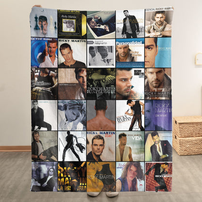 Ricky Martin Sherpa Blanket – A Vibrant Pop Icon Tribute for True Fans