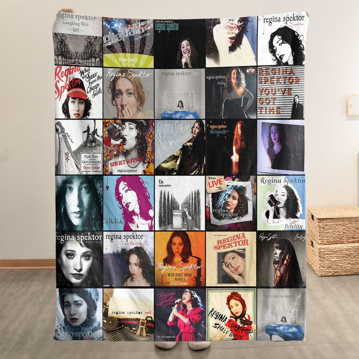 Regina Spektor Sherpa Blanket – A Whimsical Indie-Pop Tribute for True Fans