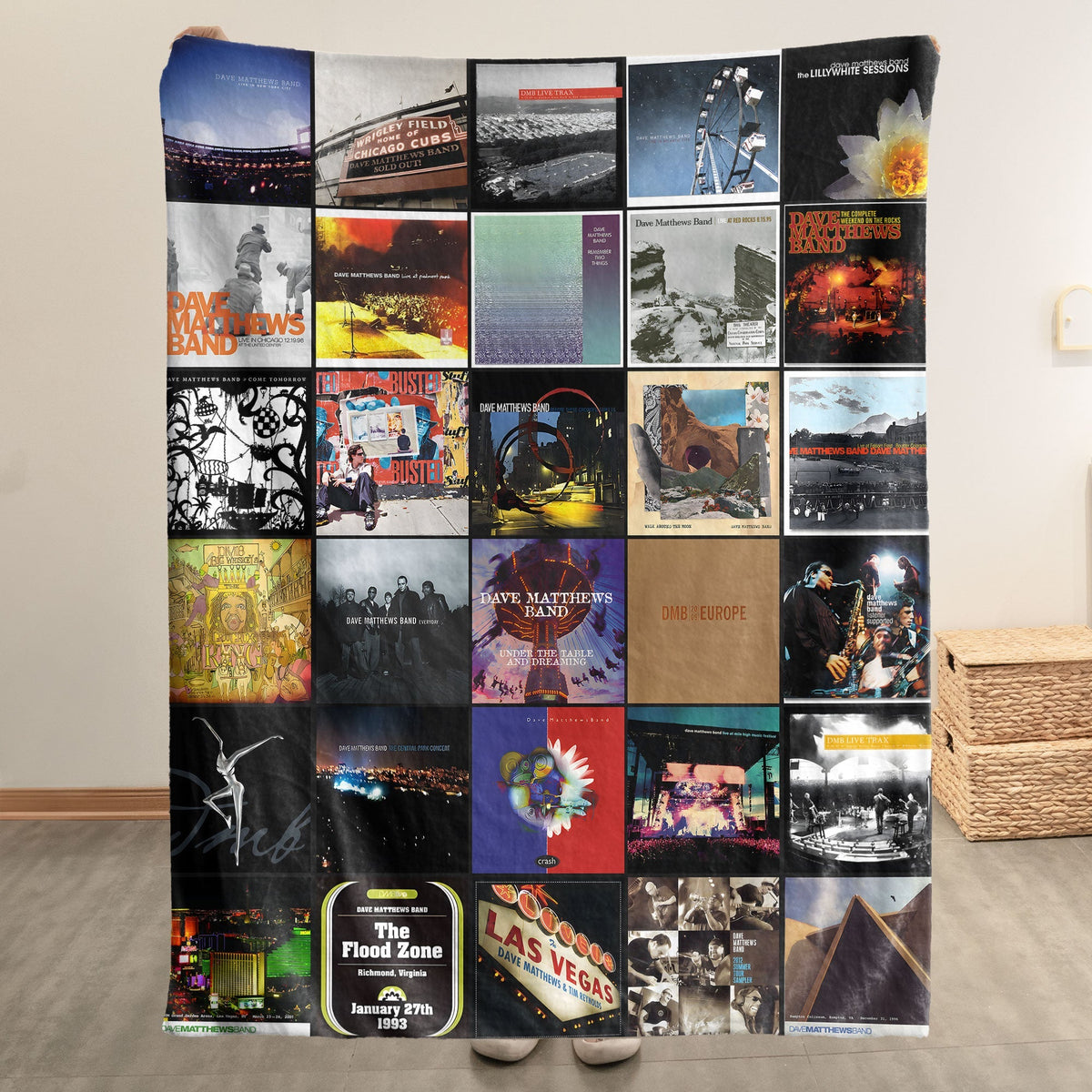 Dave Matthews Band Sherpa Blanket – A Warm Journey Through Every Era