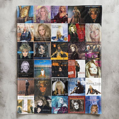 Bonnie Tyler Sherpa Blanket – A Timeless Tribute to a Rock Icon