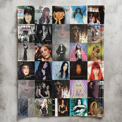 Cher Sherpa Blanket – A Glamorous Tribute to an Icon