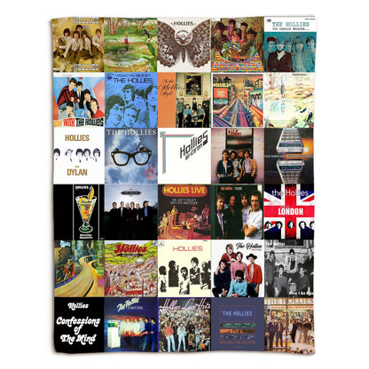 The Hollies Sherpa Blanket – A Classic Harmony of Nostalgic Album Art