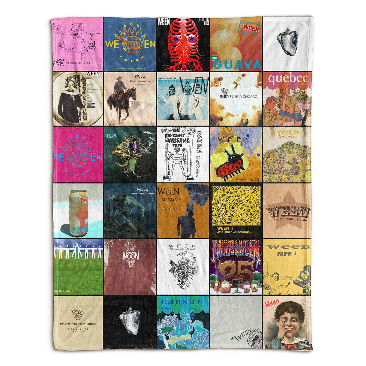 Ween Sherpa Blanket – A Nostalgic Trip Through Every Era