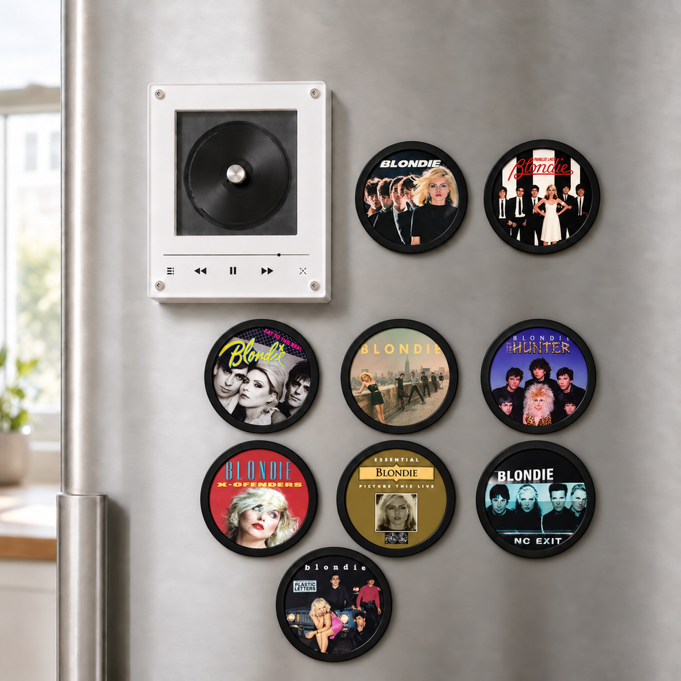 Blondie MagTune Magnetic Music Player – 9 Album Cover Magnetic Tags Se ...