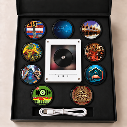 311 MagTune Mini CD Player Light Box - Album Art Disc Night Light & Music Decor Display, USB Backlit Rock Band Collector Fan Gift