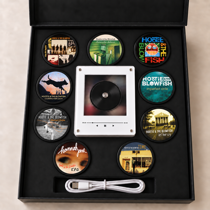 Hootie & The Blowfish MagTune Mini CD Player Light Box - Album Art Disc Night Light & Music Display, USB Backlit Rock Fan Gift