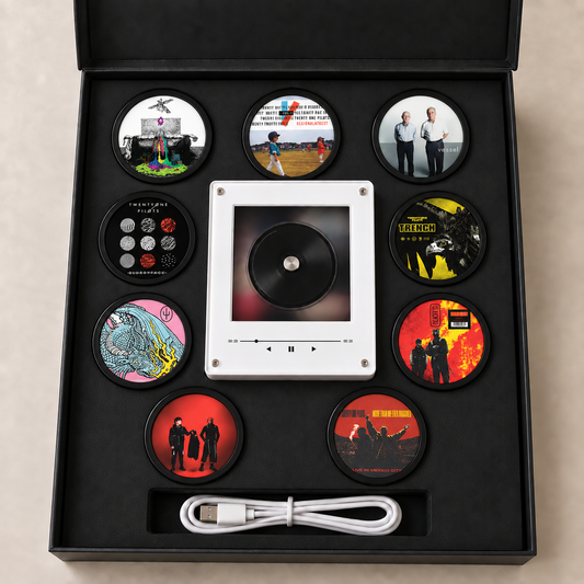 Twenty One Pilots MagTune Music Player – Album Cover Magnetic Tags Set, Unique Twenty One Pilots Gift for Fans & Music Lovers